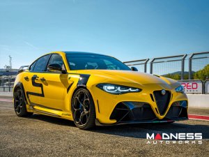 Alfa Romeo Giulia Quadrifoglio GTAm Conversion Kit by PariS'5 GaraGe - Complete Kit - FRP/ Carbon Fiber Combo Alfa Romeo Giulia Quadrifoglio GTAm Conversion Kit by PariS'5 GaraGe - Complete Kit - FRP/ Carbon Fiber Combo